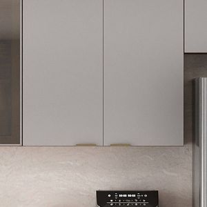 Armário 80cm 2 Portas Mdf Dobradiças Slow Motion Lumina Itatiaia Cinamomo/fendi