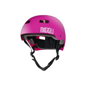 Capacete Niggli Rosa N1 Brilho Tamanho:g
