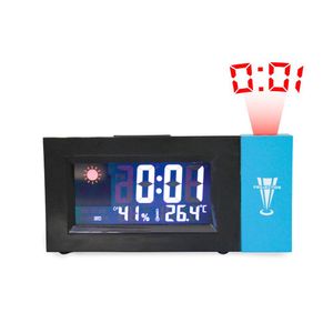 Relogio Alarme Led Despertador Portatil Com Projetor De Hora
