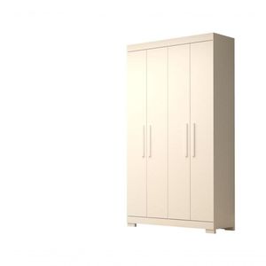 Guarda-roupa Infantil Canadá 4 Portas E 2 Gavetas 100% Mdf Linhamobília Branco