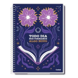 Caderno Espiral Universitário A4 1 Matéria 80 Folhas Capa Dura A Deusa Credeal Estampa 4