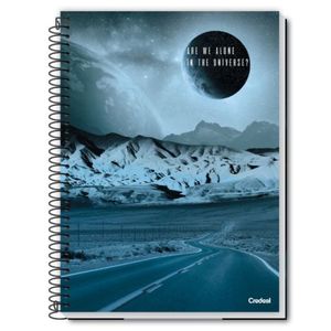 Caderno Espiral Capa Dura Universitário A4 80 Folhas 1 Matéria Credeal Estampa 1