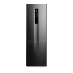 Geladeira Electrolux Frost Free Inverter Efficient Autosense E Rapid Freeze Inverse Black Inox Look 400L IB6B Bivolt