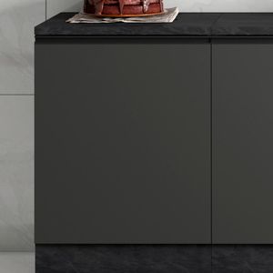 Balcão De Cozinha 58cm 1 Porta Grace Grafite Z44 - Mpozenato
