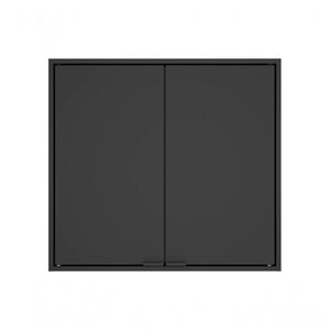 Armário Aéreo Multiúso Itatiaia Smart - 2 Portas - Preto Matte