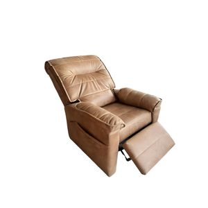 Poltrona Do Papai Goya Reclinável Nobuck Marrom