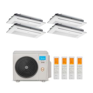 Ar Condicionado Midea Multi Split Inverter 36.000 Btus 4x Evaporadoras Cassete 1 Via 12.000 Quente E Frio 220V