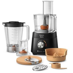 Multiprocessador Philips Walita 7 Em 1 Powerchop 1000w - Hr7304-91 Preto 110V