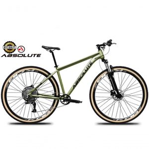 Bicicleta Aro 29 Nero 5 Peças Inteira Absolute 12v Garfo Trava Remota K7 Pneu Faixa Freio Hidráulico. Oliva Tam.19
