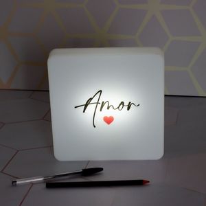 Luminária Box Slim Usb: Iluminação Elegante E Aconchegante Para Seu Ambiente
