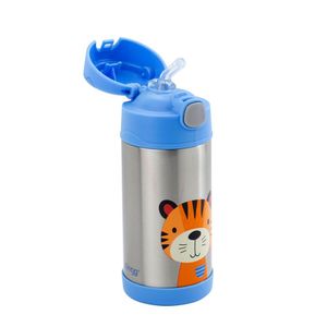 Garrafa Térmica Isolante Clingo Tigre - Ideal Para Aventuras E Atividades Ao Ar Livre