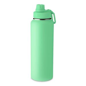 Garrafa Térmica Verde Claro 1,2l Com Alça E Bico - Perfeita Para Bebidas Sempre Quentes Ou Frias!
