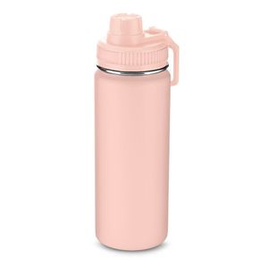 Garrafa Térmica Rosa Com Alça E Bico, 570ml, Parede Dupla