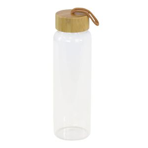 Garrafa Térmica De Vidro Borossilicato 400ml - Alta Resistência E Design Elegante