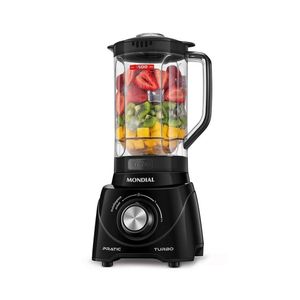 Liquidificador Mondial L-98-b Pratic Turbo Com 2 Velocidades Preto 220V