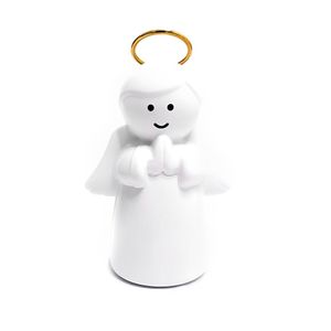 Anjo Dourado Laqueado - Grande Decoração Religiosa Para Altares E Presépios Elegantes