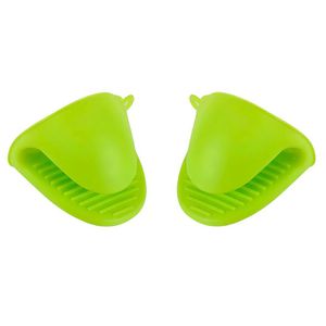Luvas Térmicas De Silicone Verde - Segurança E Conforto Na Cozinha