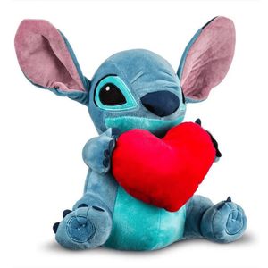Pelúcia Interativa Stitch Coração C- Som - Multikids