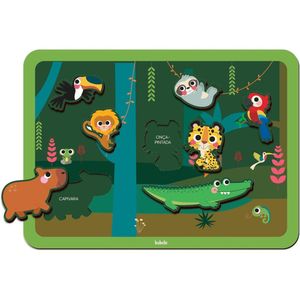 Puzzle De Encaixe Fauna Brasileira - Babebi