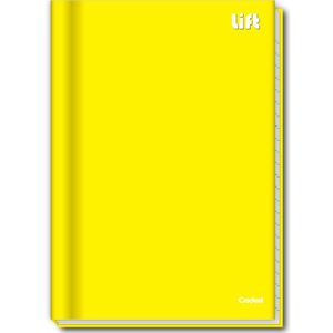 Caderno Brochurão Capa Dura 1 Matéria - 48 Folhas - Lift Amarelo - Credeal