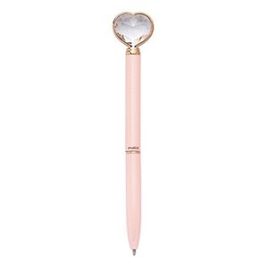 Caneta Esferográfica Coração De Diamante Rosa - Molin