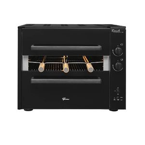 Churrasqueira a Gás de Bancada Fischer Ranch Grill 03 Espetos Preta Bivolt (36160-101656)