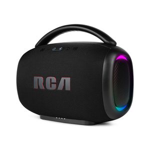Caixa de Som Portátil RCA Bluetooth 120W Graves Potentes IPX5 Luzes LED RGB FR213