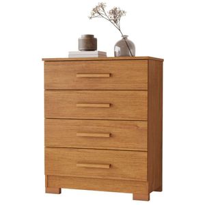 Cômoda Lídia Cinamomo 4 Gavetas Jcm Movelaria