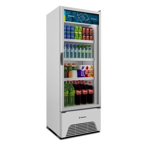 Visa Cooler Refrigerador Expositor De Bebidas Vertical 2 A 8ºc 370L Branco VB40AL Metalfrio 110V