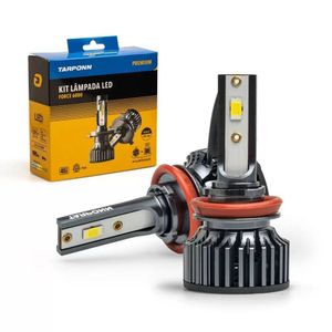 Kit Lampada Led Tarponn Force 6000 Premium H8- H9 - Tp-6138