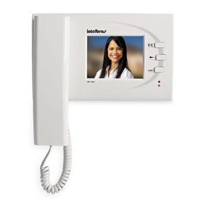 Extensao De Video Para Video Porteiro Intelbras Vp 1000 Ev Tela Interna Tft 4 Branca