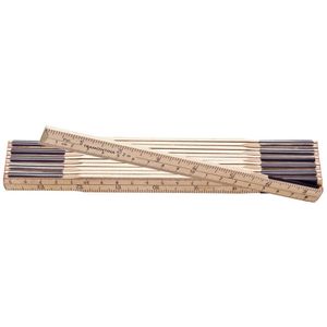 Escala Métrica De Madeira Com 2 Metros - 43160002 - Tramontina Escala Metrica De Madeira 2m Tramontina