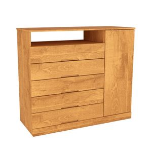 Comoda Portugal 5 Gavetas Com Sapateira 2018 Mademarcs Peroba