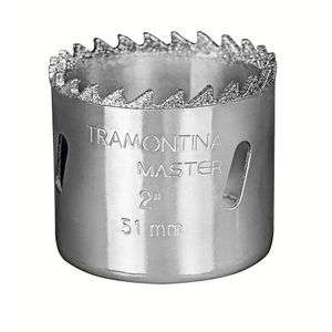 Serra Copo Diamantada 152 Mm 6 Tramontina Com Dente De Metal Duro E Aço Especial Cromado Tramontina