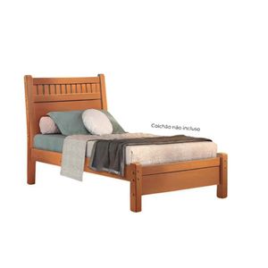 Cama Solteiro 185 100% Mdf Valverde Móveis Cinamomo
