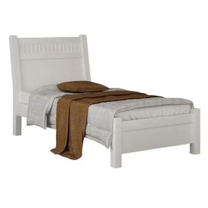 Cama Solteiro 185 100% Mdf Valverde Móveis Branco