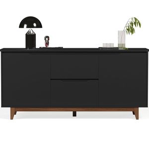 Buffet 2 Portas Flow Preto