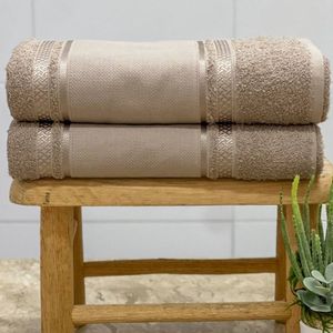 Toalha De Rosto Para Bordar Teka Criativa 45x80cm Bege