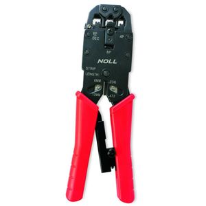 Alicate De Crimpar Conector Modular Com Catraca 9 Para Telefonia Noll Dd-5