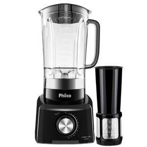 Liquidificador Philco 1200W 3L 12 Velocidades Preto Turbo Pro 220V
