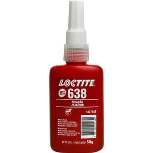 Adesivo Anaeróbico Para Fixação, 638, 50 G, Verde 1847189 Loctite Ostenvonder