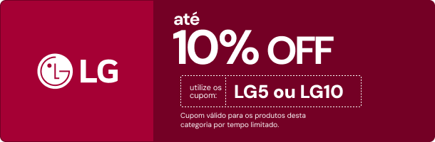 Cupom LG até 10% OFF