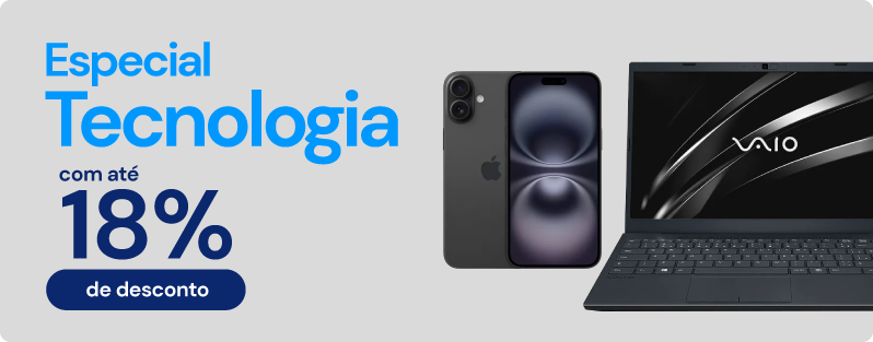 Banner divulgando coleção especial de Tecnologia