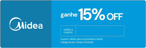 Cupom Midea 15% desconto